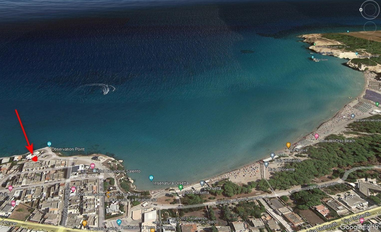 הוילה טורה דל'אורסו Terrazza Sul Mare מראה חיצוני תמונה